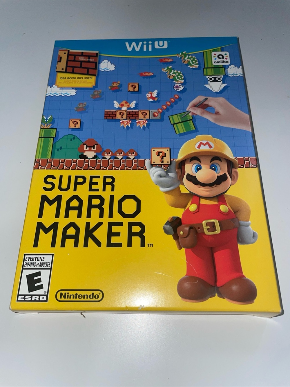 Super Mario Maker (Nintendo Wii U, 2015) Tested & Working WiiU Video Game